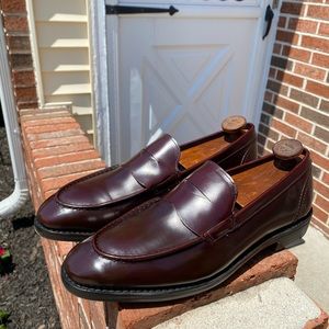 Allen Edmonds Mercer Street Loafers 9D Burgundy